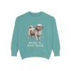 Peke-A-Poo Mom Sweatshirt, Seafoam, front view