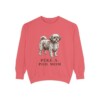 Peke-A-Poo Mom Sweatshirt, Watermelon, front view