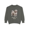 Peke-A-Poo Sweatshirt, Pepper, front view