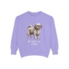 Peke-A-Poo Sweatshirt, Violet, front view