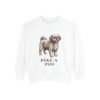 Peke-A-Poo Sweatshirt, White, front view