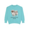 Pekingese Dad Sweatshirt, Chalky Mint, front view