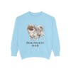 Pekingese Dad Sweatshirt, Chambray, front view