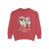Pekingese Dad Sweatshirt, Crimson, front view