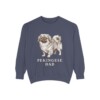 Pekingese Dad Sweatshirt, Denim, front view