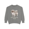 Pekingese Dad Sweatshirt, Grey, front view