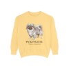 pekingese-sweatshirt-latin-butter-1 Pekingese Latin Sweatshirt, Butter, front view