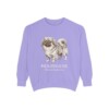pekingese-sweatshirt-latin-violet-1 Pekingese Latin Sweatshirt, Violet, front view