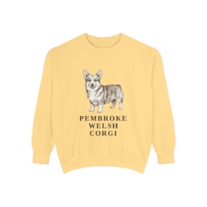Pembroke Welsh Corgi Sweatshirt, Butter, front view
