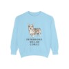 Pembroke Welsh Corgi Sweatshirt, Chambray, front view