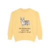 pembroke-welsh-corgi-sweatshirt-dad-butter Pembroke Welsh Corgi Dad Sweatshirt, Butter, front view