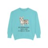 pembroke-welsh-corgi-sweatshirt-dad-chalky-mint Pembroke Welsh Corgi Dad Sweatshirt, Chalky Mint, front view