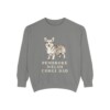 pembroke-welsh-corgi-sweatshirt-dad-grey Pembroke Welsh Corgi Dad Sweatshirt, Grey, front view