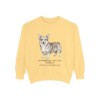 Pembroke Welsh Corgi Latin Sweatshirt, Butter, front view