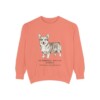 Pembroke Welsh Corgi Latin Sweatshirt, Terracotta, front view