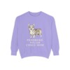 Pembroke Welsh Corgi Mom Sweatshirt, Violet, front view