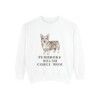 Pembroke Welsh Corgi Mom Sweatshirt, White, front view
