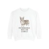 Pembroke Welsh Corgi Sweatshirt, White, front view