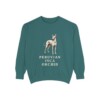 Peruvian Inca Orchid Sweatshirt, Blue Spruce, front view