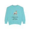 Peruvian Inca Orchid Sweatshirt, Chalky Mint, front view