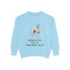 Peruvian Inca Orchid Dad Sweatshirt, Chambray, front view