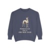 Peruvian Inca Orchid Dad Sweatshirt, Denim, front view