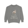 Peruvian Inca Orchid Dad Sweatshirt, Grey, front view