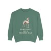 Peruvian Inca Orchid Dad Sweatshirt, Light Green, front view