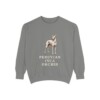 Peruvian Inca Orchid Sweatshirt, Grey, front view