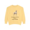 Peruvian Inca Orchid Humor Sweatshirt, Butter, front view