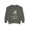 Peruvian Inca Orchid Humor Sweatshirt, Pepper, front view