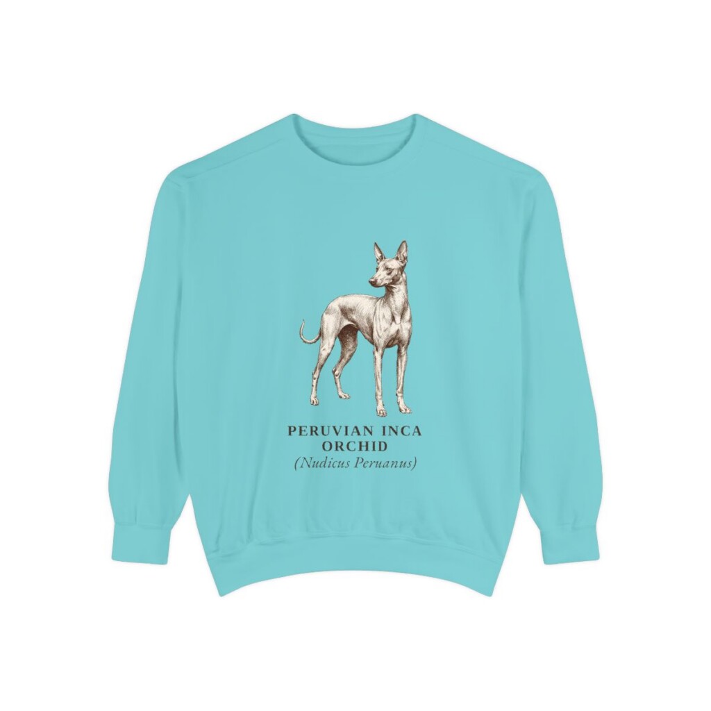 peruvian-inca-orchid-sweatshirt-latin-chalky-mint Peruvian Inca Orchid Latin Sweatshirt, Chalky Mint, front view