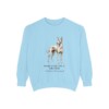 peruvian-inca-orchid-sweatshirt-latin-chambray Peruvian Inca Orchid Latin Sweatshirt, Chambray, front view
