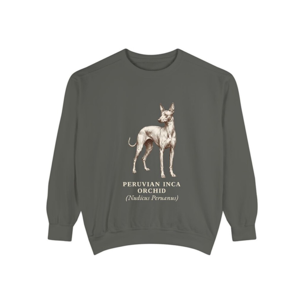 peruvian-inca-orchid-sweatshirt-latin-pepper Peruvian Inca Orchid Latin Sweatshirt, Pepper, front view