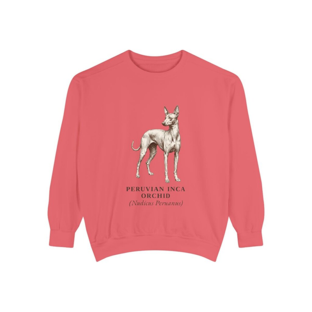 peruvian-inca-orchid-sweatshirt-latin-watermelon Peruvian Inca Orchid Latin Sweatshirt, Watermelon, front view