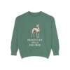 Peruvian Inca Orchid Sweatshirt, Light Green, front view