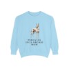 Peruvian Inca Orchid Mom Sweatshirt, Chambray, front view
