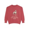 Peruvian Inca Orchid Mom Sweatshirt, Crimson, front view