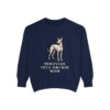 Peruvian Inca Orchid Mom Sweatshirt, True Navy, front view