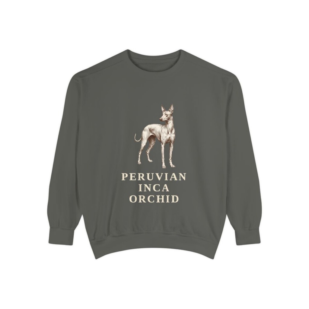 Peruvian Inca Orchid Sweatshirt, Pepper, front view