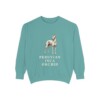 Peruvian Inca Orchid Sweatshirt, Seafoam, front view