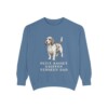 Petit Basset Griffon Vendeen Dad Sweatshirt, Blue Jean, front view
