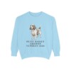 Petit Basset Griffon Vendeen Dad Sweatshirt, Chambray, front view