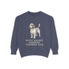 Petit Basset Griffon Vendeen Dad Sweatshirt, Denim, front view