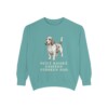 Petit Basset Griffon Vendeen Dad Sweatshirt, Seafoam, front view