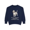 Petit Basset Griffon Vendeen Dad Sweatshirt, True Navy, front view