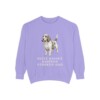 Petit Basset Griffon Vendeen Dad Sweatshirt, Violet, front view