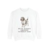 Petit Basset Griffon Vendeen Dad Sweatshirt, White, front view