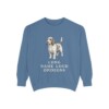 petit-basset-griffon-vendeen-sweatshirt-humor-blue-jean Petit Basset Griffon Vendeen Humor Sweatshirt, Blue Jean, front view