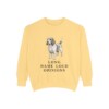 petit-basset-griffon-vendeen-sweatshirt-humor-butter Petit Basset Griffon Vendeen Humor Sweatshirt, Butter, front view